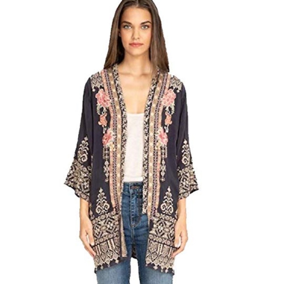 Johnny Was Tops - Johnny Was Helena Kimono